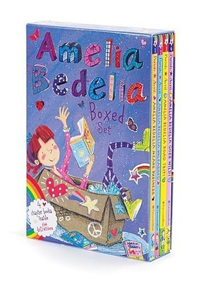 Amelia Bedelia Chapter Book Box Set: Books 1-4 by Herman Parish NEW