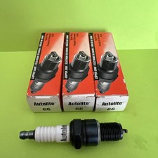 Autolite 66 Spark Plugs (3 Pc) "Nascar" Copper Core Genuine