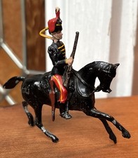 1 Scarce Britain Toy Soldiers Prewar Set 12 11th Hussars Prince Albert  s Own