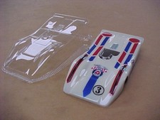 1/24 slot car body Vintage molded clear body with paint mask not painted