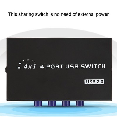 2/4-Port USB 2.0 Manueller Sharing-Switcher Für PC Drucker Und Scanner P0C9