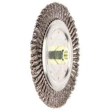 Weiler Twist Wire Wheel Wire Brush, Threaded Arbor 94104 Weiler 94104