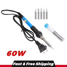 New Soldering Iron Electric Gun Adjustable Temperature Welding Kit 60W