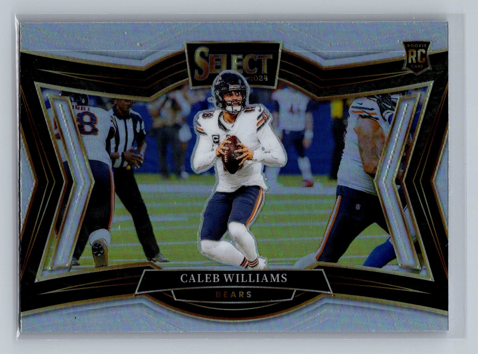 2024 Panini Select #477 Caleb Williams Silver Prizm