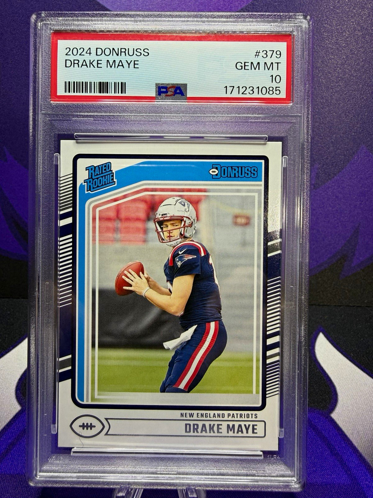 Drake Maye Panini Donruss #379 Base