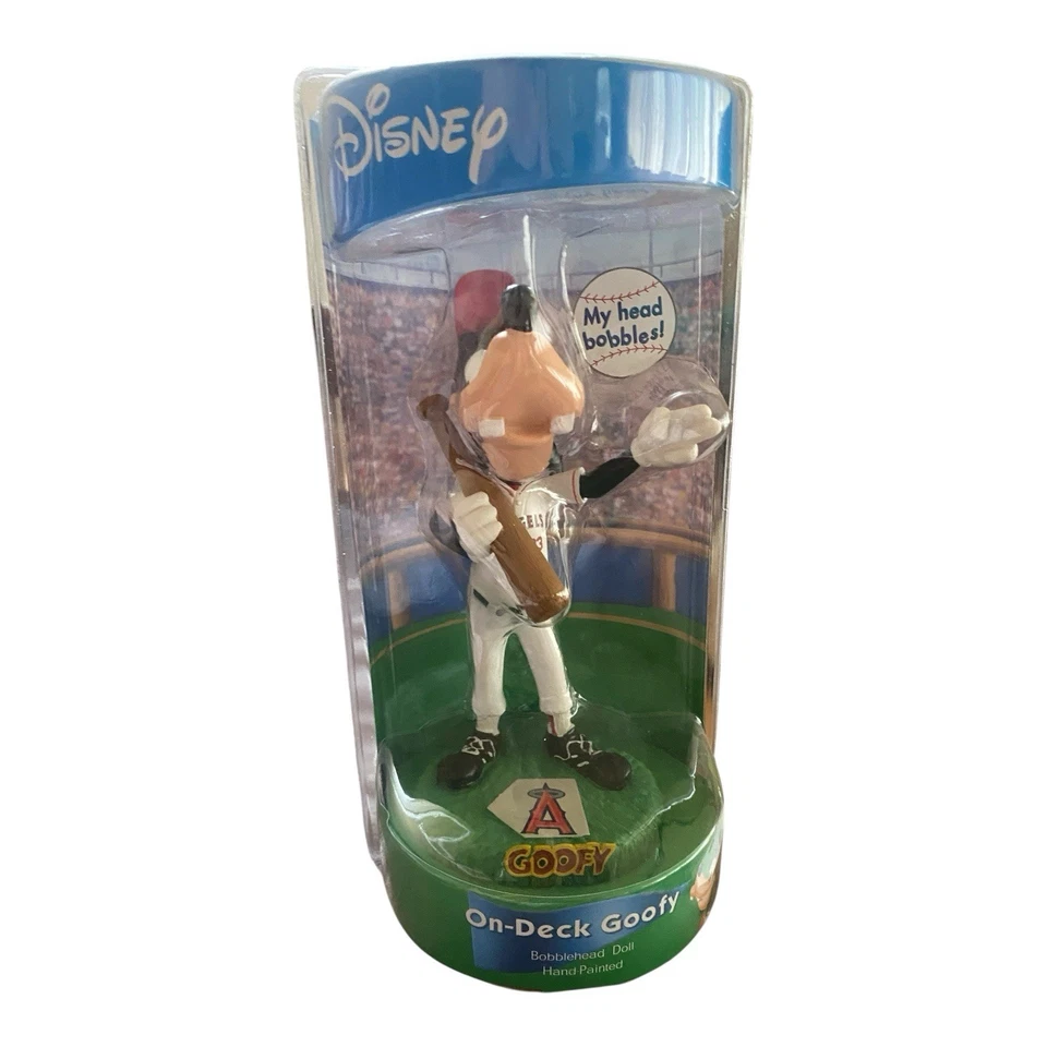 On Deck GOOFY Bobblehead Los Angeles Angels Disney MLB Bobble Dobbles RARE - Image 2 of 4
