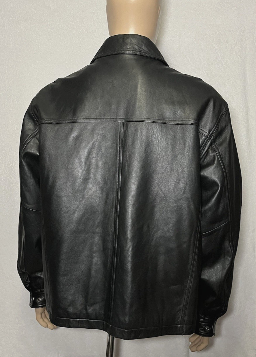 Colebrook Leather Jacket Full Zip Polyester Linin… - image 4