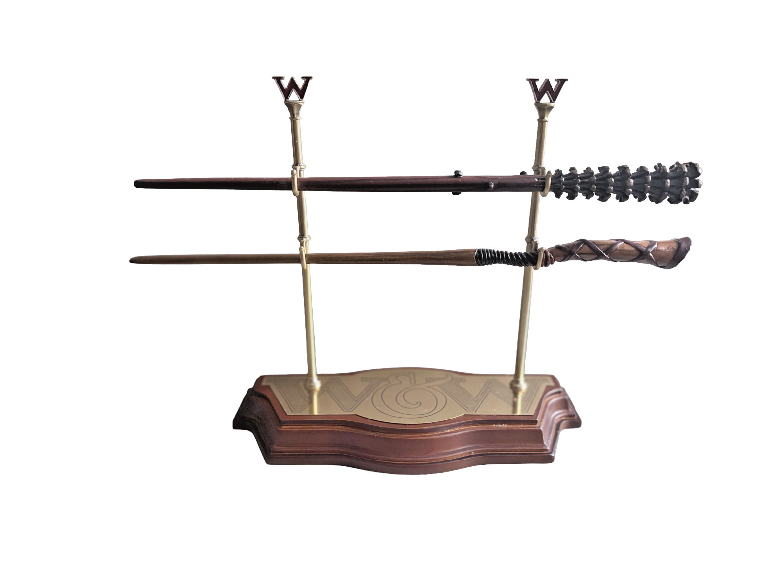 Harry Potter - Juego de varitas Fred y George Weasley con soporte (Colección Noble)