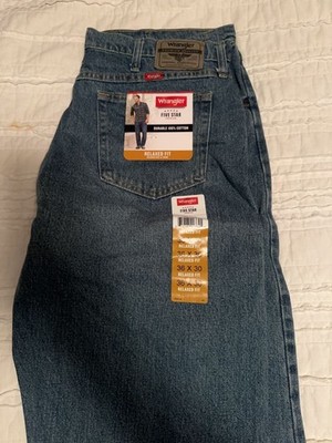Wrangler Five Star Premium Relaxed Fit Jeans Size 36x30