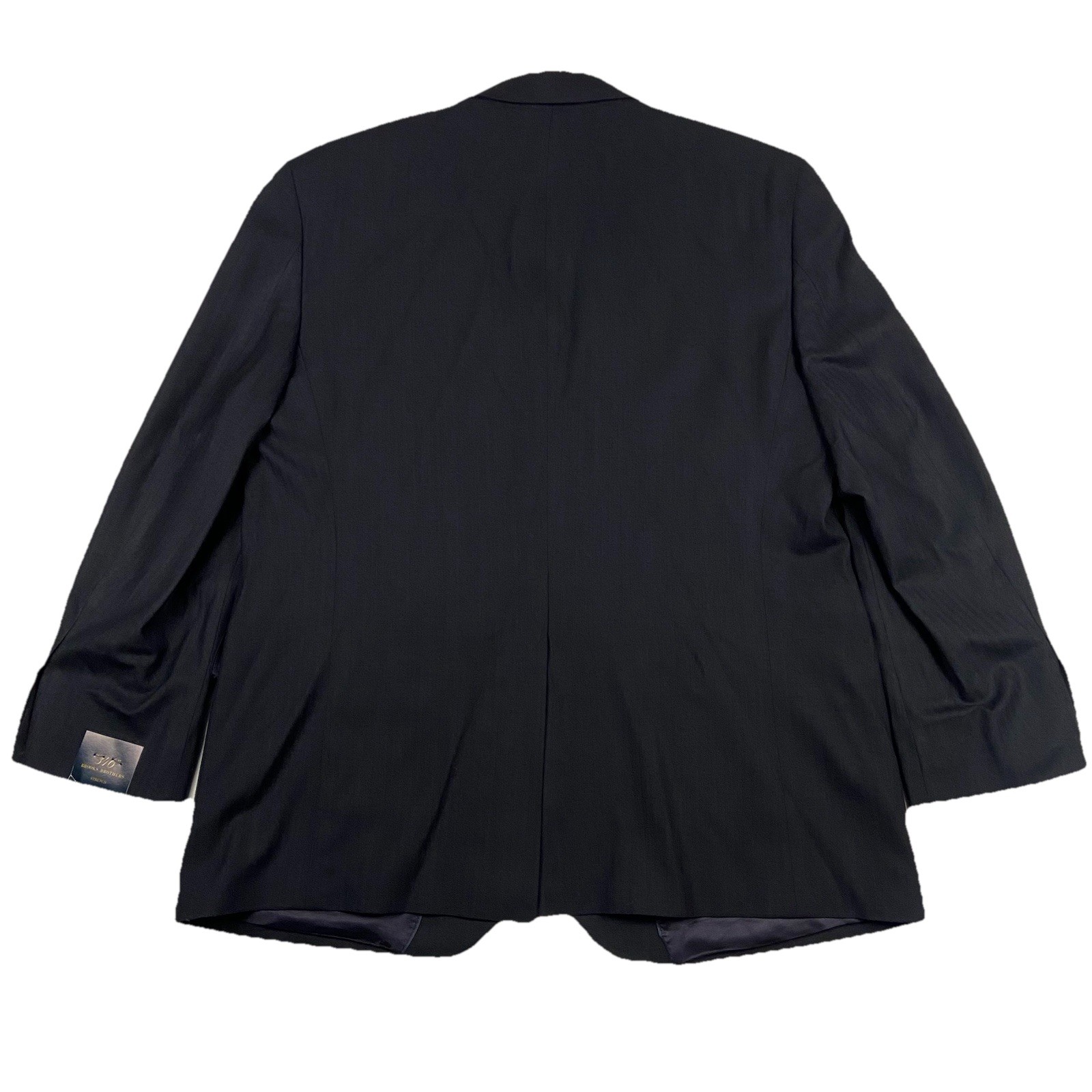 NWT Brooks Brothers 346 Wool Stretch Suit Navy/Black 48R Jacket 40x29 Pants thumbnail 14