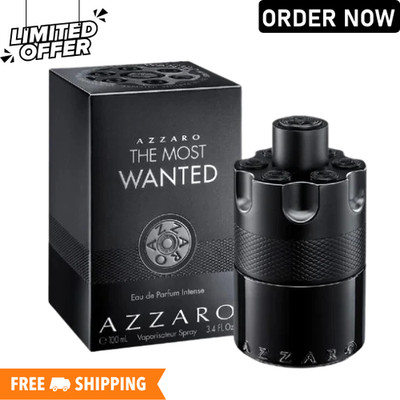 Azzaro The Most Wanted EDP Spray for Men 3.4 oz 100ml New Sealed Free Shipping