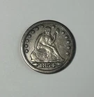 1854 Seated Liberty Quarter w/ Arrows 90% Silver US Coin XF