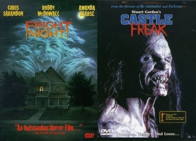 Fright Night (1985) / Castle Freak (1995) 2 DVD Set Horror Vampire Roddy McDowal