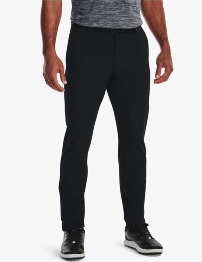Under Armour Mens Match Play Tapered Golf Pants Sz 32x34 Black NWT MSRP $65 thumbnail 3