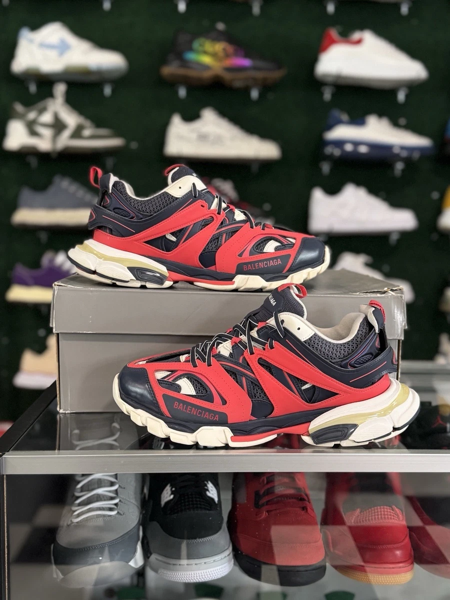Balenciaga Track LED Sneaker Red Dark Grey for sale | eBay