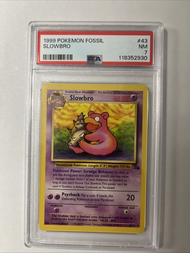 Slowbro (Unlimited) graded PSA 7 for sale on eBay