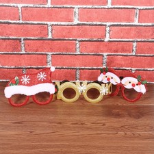 6Pcs Christmas Party Sunglasses Reusable Assorted Colors Fun Eyeglass Set