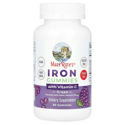 Iron Gummies with Vitamin C, Grape, 60 Gummies
