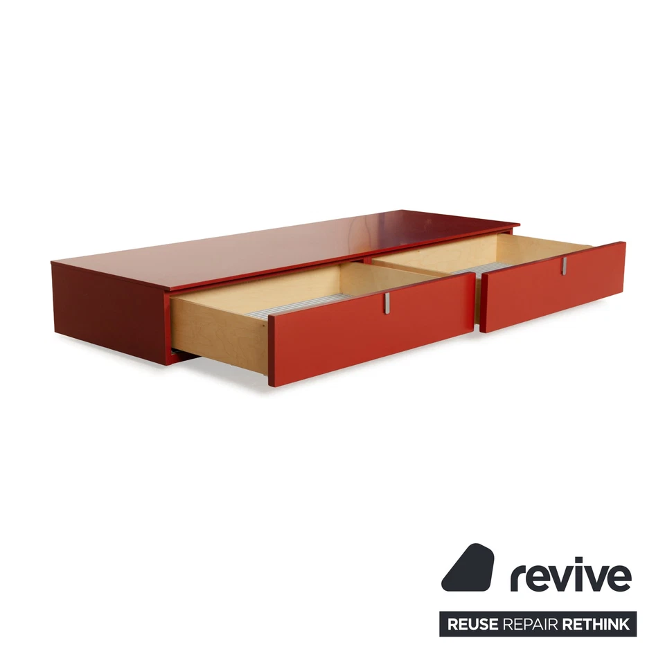 Kettnacker Holz Sideboard Rot Lowboard - Bild 4 von 4