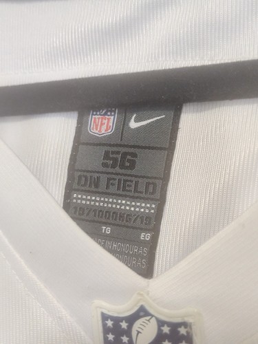 Derek Carr Jersey Mens XXXL White Nike On Field Las Vegas Raiders - Picture 2 of 7