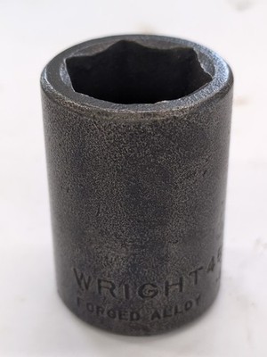 Wright Tool 48-18MM - 1/2Inch Drive 6 Point  Metric Impact Socket - 18mm