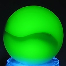 Vintage UV-Reactive Marble King Candy Stripe .61 Inches Near-Mint Condition