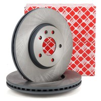 febi Bremsscheiben Satz Ø 300Mm FüR Opel Astra H J Zafira Tourer C POC J60 Vorne