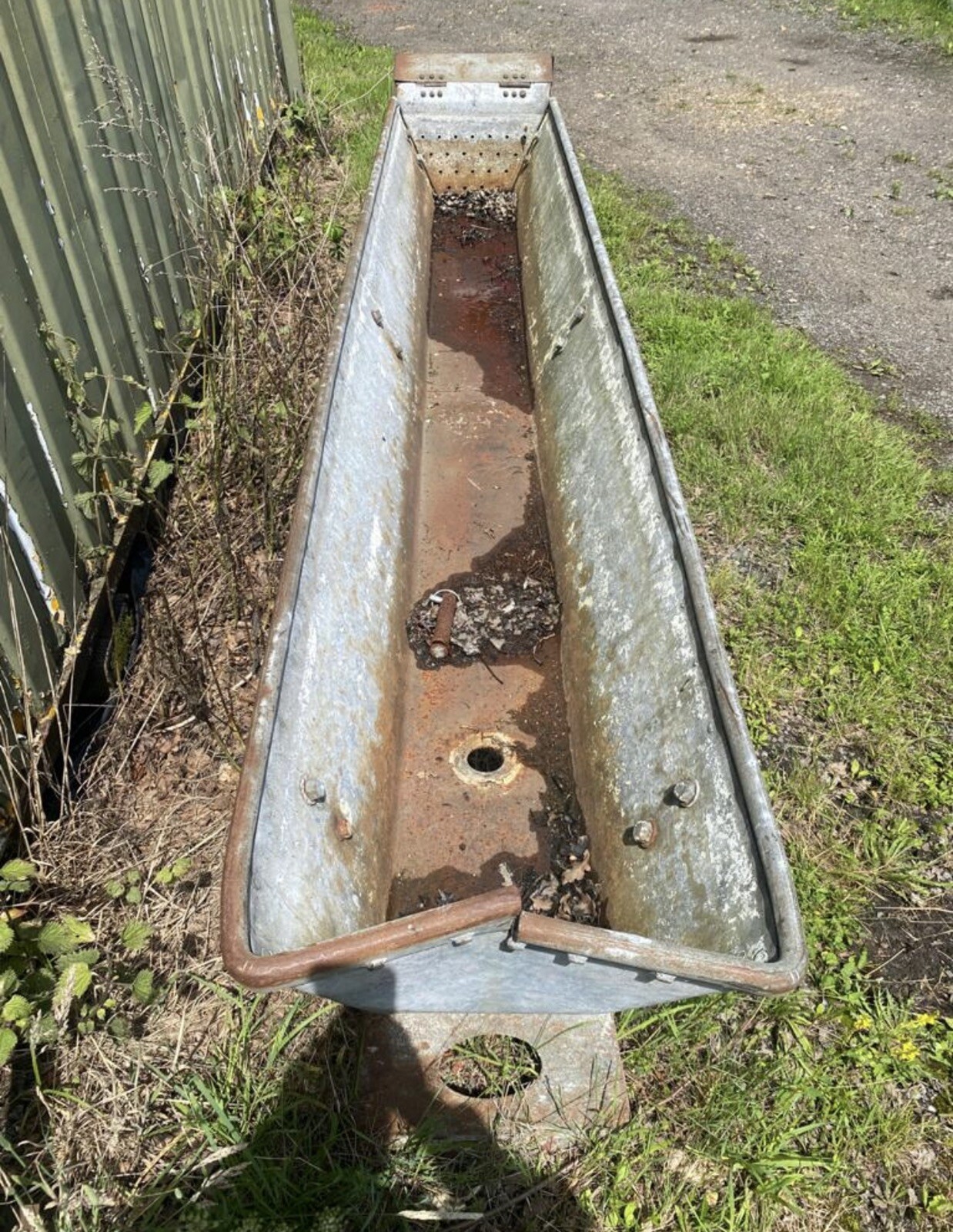 vintage galvanised trough eBay