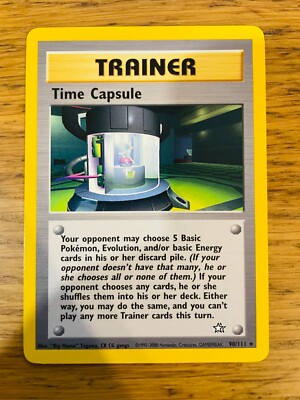 Time Capsule (90/111) seltenes Neo Genesis Set Pokémonkarte! KOSTENLOSES P&P!