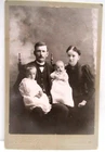 1890s Cabinet Card Photo of Family Chillicothe, Missouri by Dunlap