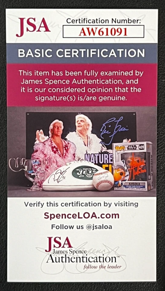 Hank Aaron Signed 8x10 Photograph JSA w/COA #44 MLB Atlanta Braves (w/Mays) HOF! - Image 4 of 4