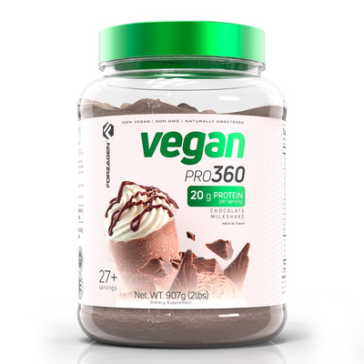 Forzagen Vegan Protein Powder Plant Based Pro 360  -  2 lbs organic dairy free