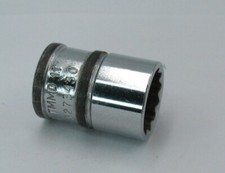 Snap On Tmmd11 11mm Shallow Chrome Socket - 14 Drive - 12 Point Metric