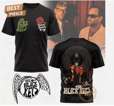 The Black Keys No Rain No Flowers Tour 2025 3D T-Shirts