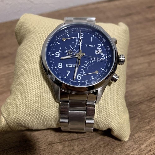 TIMEX TW2P60600 Intelligent Quartz Flyback Chronograph Watch Discontinued F/S - Picture 2 of 10