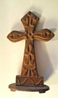 METAL STANDING CRUCIFIX STATUE Jesus Christ Christian Unique BEAUTIFUL 7" — photo 4