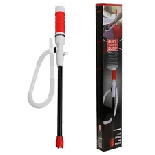 - Battery Powered Hand Fuel Transfer Pump Delivers up to 7 Liters per Minute,...