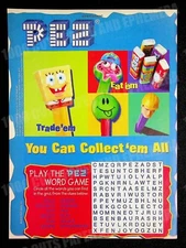 Pez Candy Spongebob 2004 + Nickelodeon DVD Print Magazine Ad Poster ADVERT