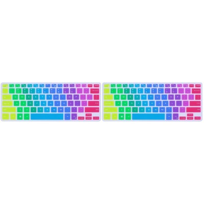 2 Pcs Tastaturabdeckung Tastaturschutz Dünne Tastaturhaut