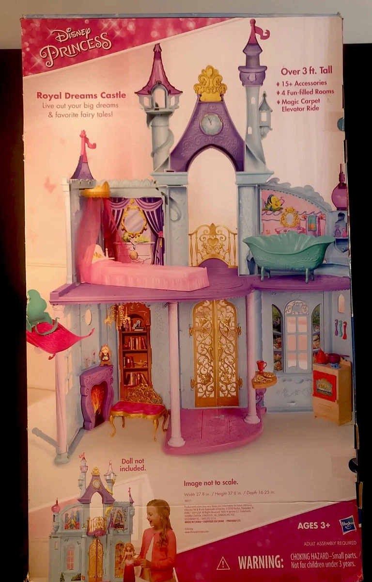 Disney Princess Royal Dreams Castle 3 Feet Furnished Rooms House
