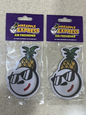 2 Limited Edition JACK IN THE BOX ''Pineapple Express'' Air Freshener NEW!
