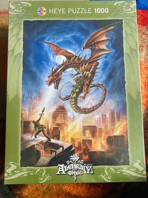 Heye Puzzle 1000 Alchemy Gothic Babylon s Burning Rare!! Nagelneu Versiegelt