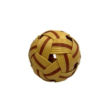 Thai Sepak Takraw Official Ball | Handwoven Rattan Ball for In/Outdoor