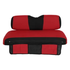 Black Golf Cart Front Cushion W/Cushion+Storage Bag Cover Free For EZGO TXT