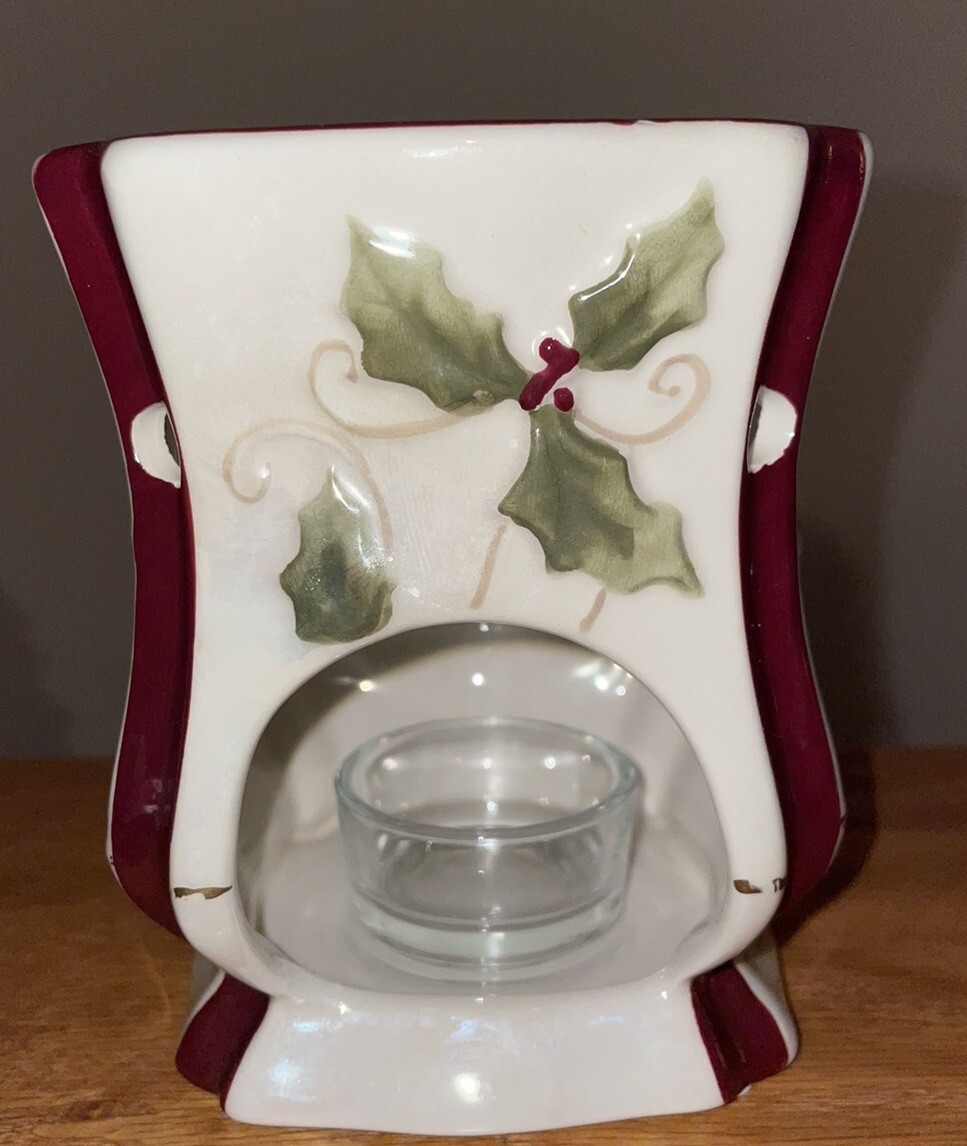 Yankee Candle Holly Candle Wax Melter eBay