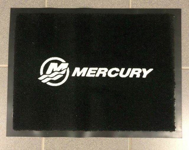 New genuine Mercury Marine Floor Mat Rug 14"x18" Great gift idea for