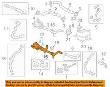 GM OEM 16-18 CT6 Cooling Hoses Pipes-Pipe Assy 23172713