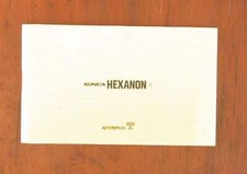 KONICA HEXANON AR LENS BROCHURE/65171