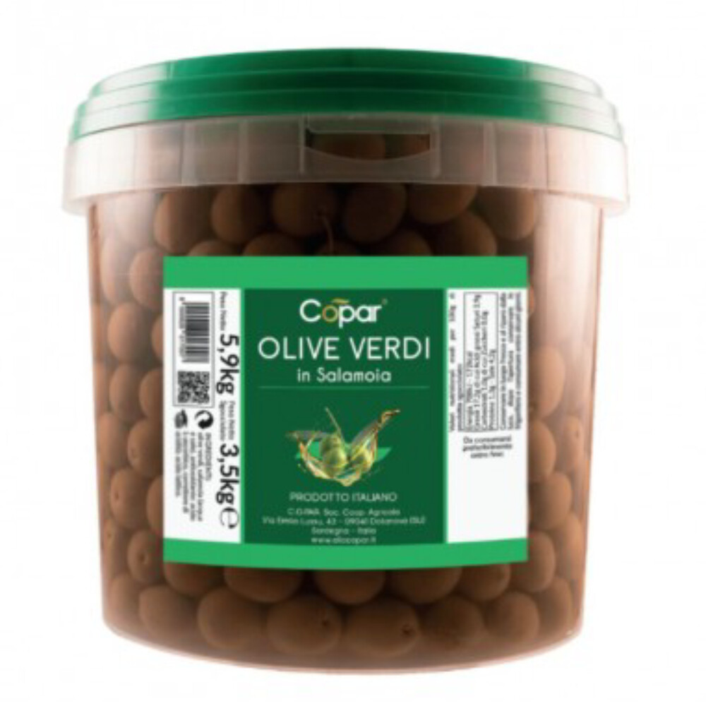 1 Paquete De Aceitunas Gigantes En Cubo De 3,5 Kg
