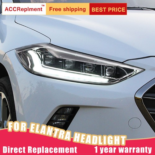 For Hyundai Elantra 2017-2018 Headlight 